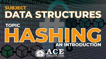 Data Structures | Hashing- An Introduction | ACE Engineering College, Hyderabad