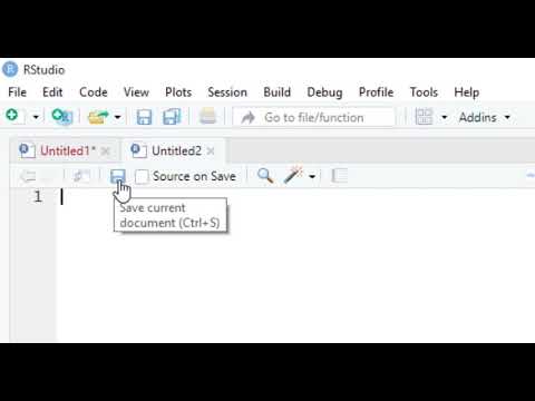03 Create and Read an R script in Rstudio