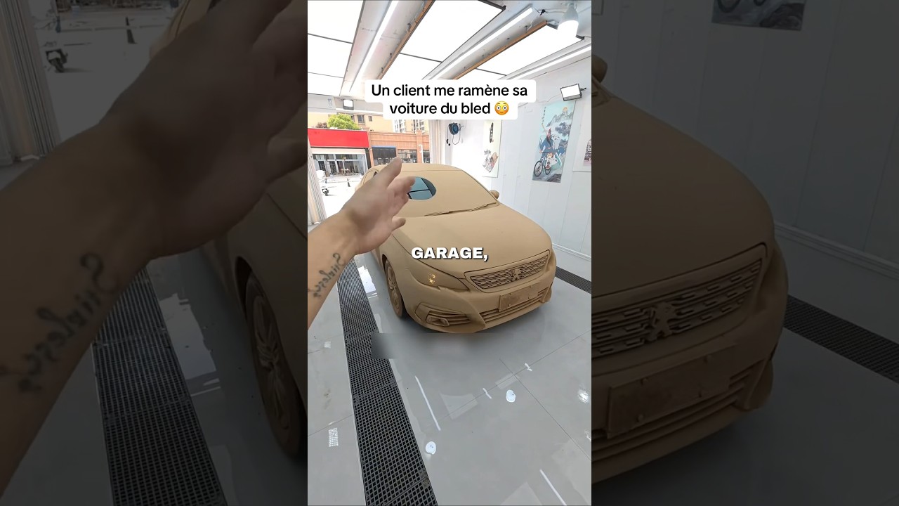 il me ramène sa voiture du BLED ! #youtubeshorts #shortvideo