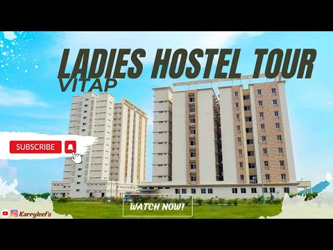 Exploring VITAP Hostel Tour | 4-Bedded, 5-Bedded, and 2-Bedded Rooms! 🏢