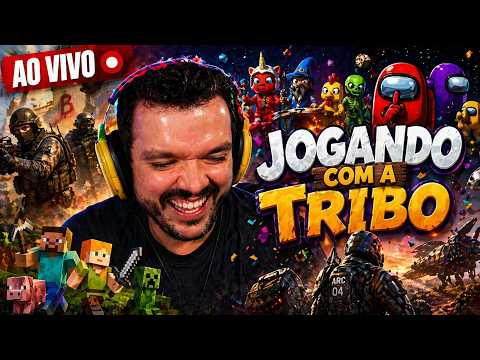 JOGANDO COM A TRIBO! VEM SER FELIZ - Gaules AO VIVO