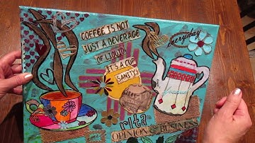 Three Mixed Media Canvas