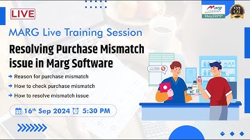 Resolving purchase mismatch issue in Marg Software