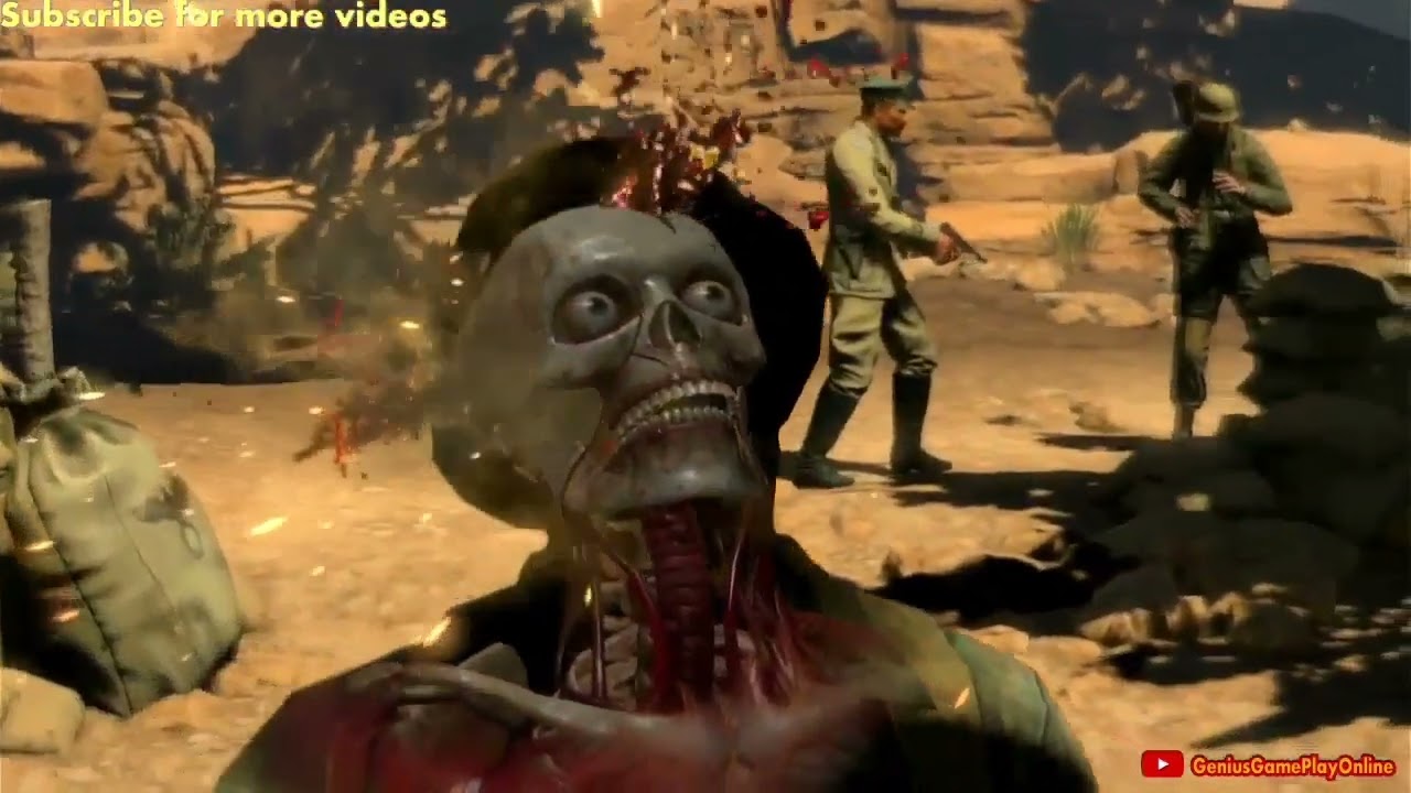 Sniper Elite 3 Ultimate Edition Mission Save Churchill part 3 Confrontatoin