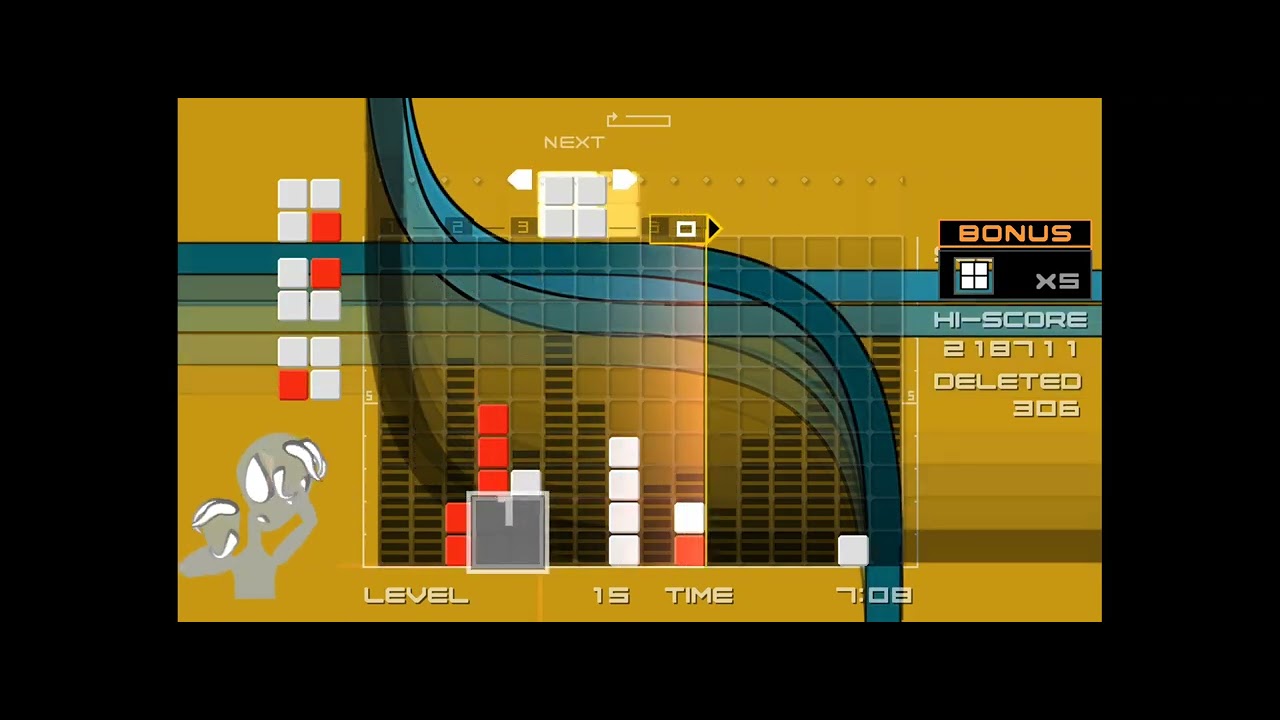 Lumines: Puzzle Fusion - Challenge Mode | Personal Score: 322680