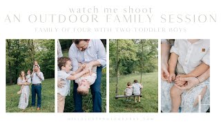 Spring Family Photography | Session Behind the Scenes