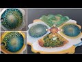 Resin Coasters/Stunning dragon scales effects with this easy new method/ Full Demo