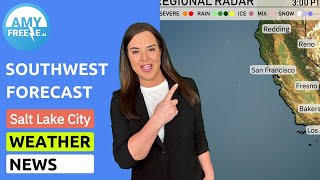 🌤️ Sizzling Southwest: Salt Lake City's Heatwave and Coastal Showers! | Weather Update 06/15/2025