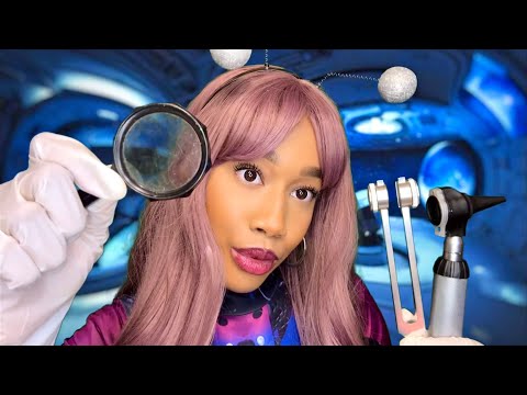 ASMR Alien Abduction and Inspection 👽🛸 Cranial Nerve Exam | ASMR Alien Role-play
