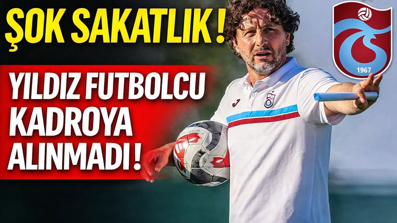 Şok Sakatlık ! Yıldız Fıtbolcu Kadroya Alınmadı ! Fatih Tekke’den sürpriz hamle ! 