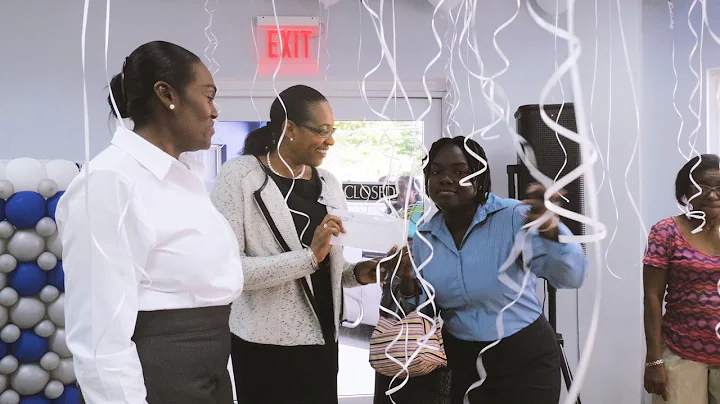 CEO Patricia Walters Greets First Customer