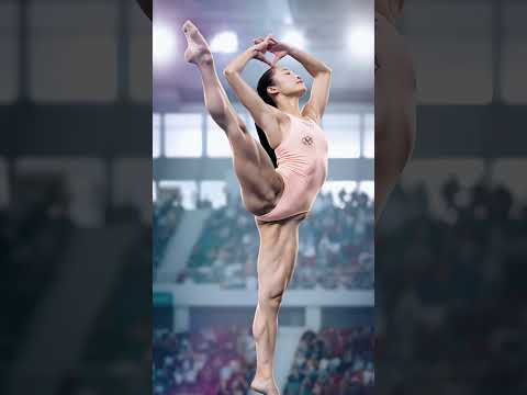 '전 세계가 멈췄다' 경기전 그녀의 마지막 루틴🏅Olympic Moments #gymnast #운동선수 #올림픽 #shorts
