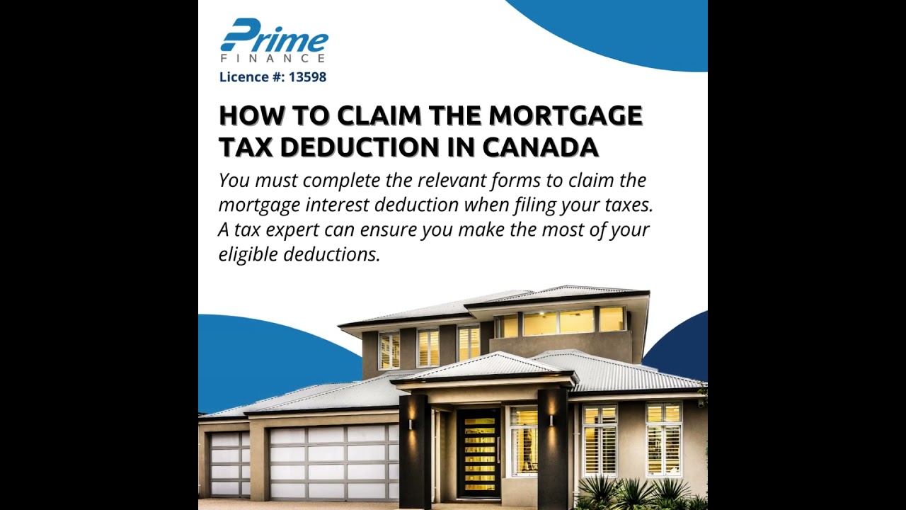 💡 **How to Claim the Mortgage Tax Deduction in Canada** 🇨🇦