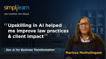 Simplilearn Reviews | How Learning AI Boosted Marissa