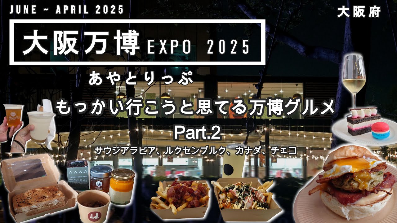 ≪ Japan vlog ≫ 大阪府 大阪市 | 大阪関西万博　もう一度行きたい万博グルメ Part.2