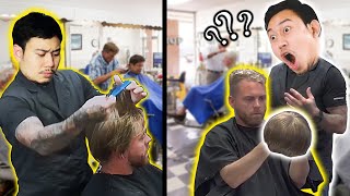 Getting My Hair Cut with a Wig On