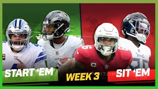 Week 3 Start 'Em, Sit 'Em: Michael Fabiano Sets Your Fantasy Lineup! | Sports Illustrated