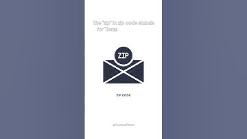 ZIP Code - Zone Improvement Plan