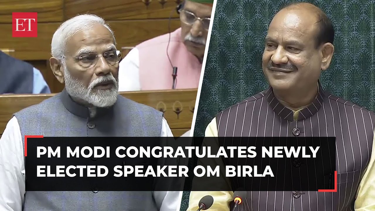 PM Modi applauds Om Birla: Your second running Speaker term rare ...