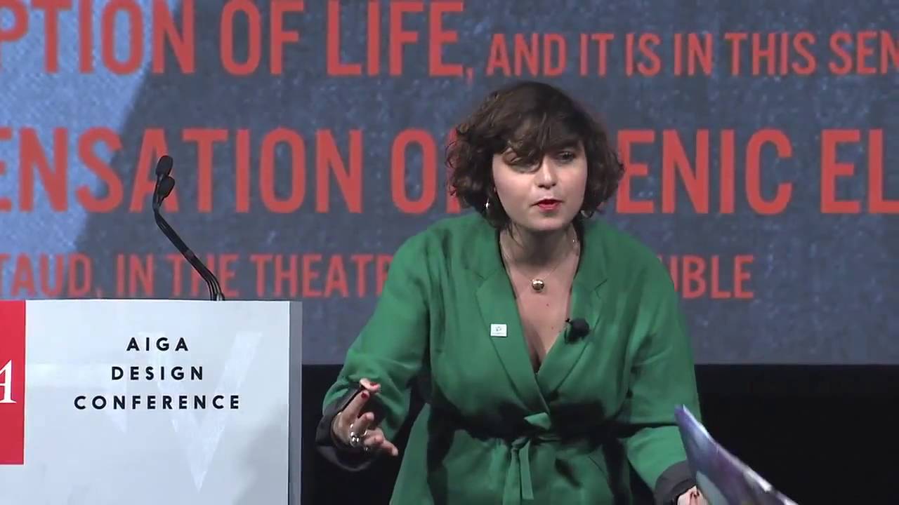 Nelly Ben Hayoun at 2015 AIGA Design Conference  Designing the impossible