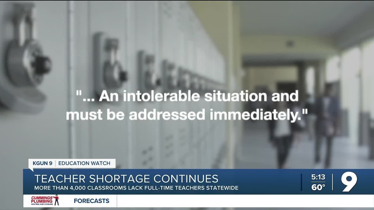 Arizona school officials call teacher shortage ‘Catastrophic’