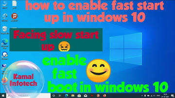 how to enable fast startup in windows 10 | how to enable fast boot in windows 10