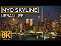Iconic New York City Skyline in 8K - Best Views of the Big Apple