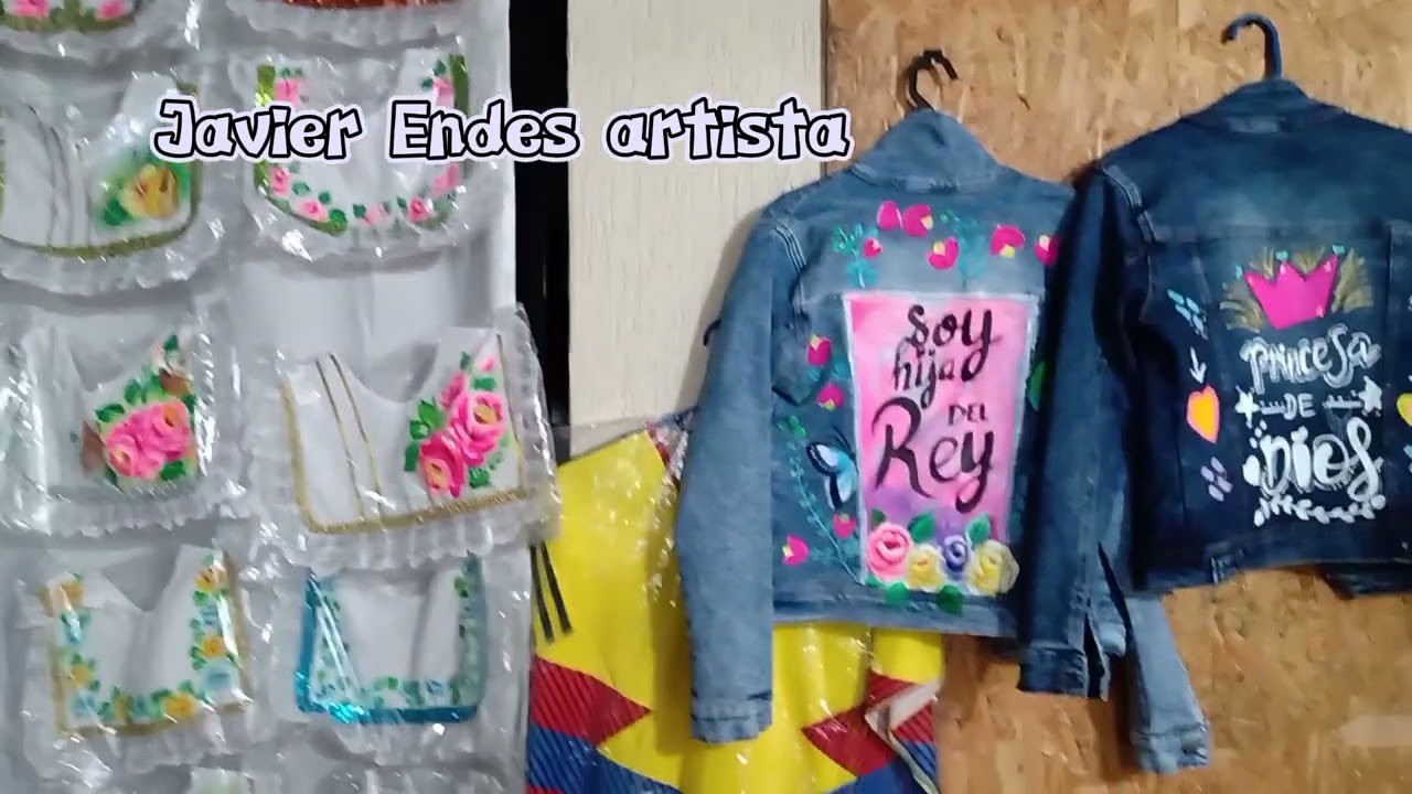 salida Parche progenie como pintar chaquetas de JEAN consejo #chaquetaspintadas #pintadasamano -  YouTube
