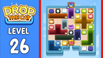 Drop The Cat level 26 solution