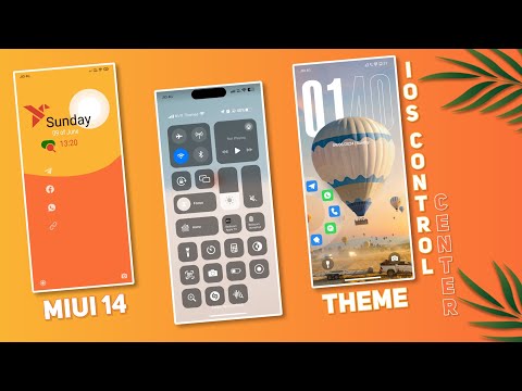iPhone Control Centre In Miui 14 | Change Xiaomi Control Centre | MIUI 14 To iOS Control Center