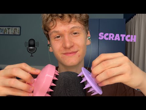 ASMR Microphone Scratching (Soft Spoken) 🎙️