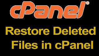 how to restore deleted files in cpanel?