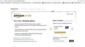 Setting up Amazon Smile