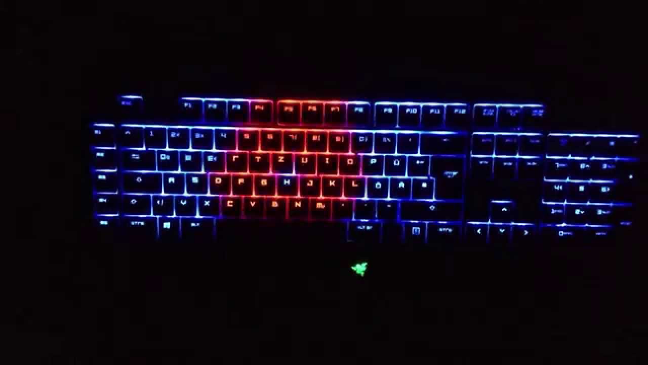razer blackwidow chroma effect