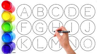 Alphabet, ABC song, abcd, a to z, Kids rhymes, a for apple writing abc for toddler learning