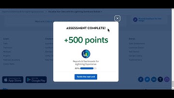 Salesforce Trailhead - Visualize Your Data with the Lightning Dashboard Builder | Journey2Salesforce