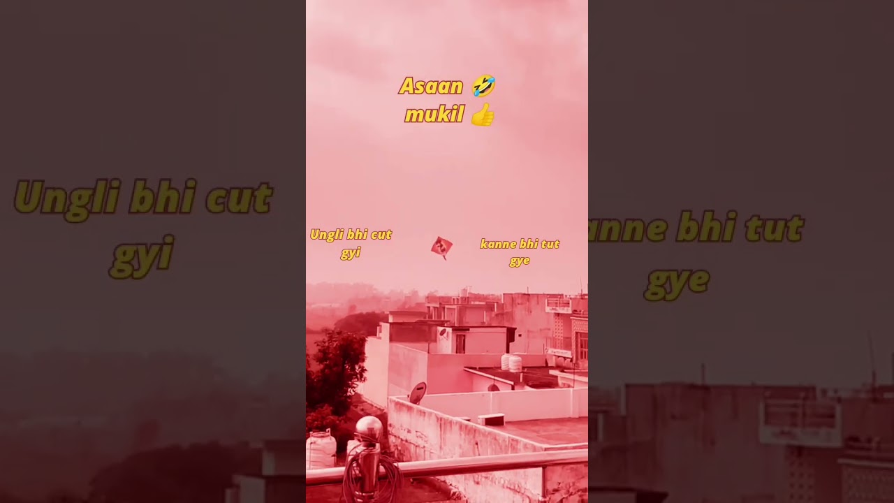 kite is not fly easy |||👍. kite flying on roof 