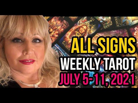 Weekly Tarot Card Reading July 5 11, 2021 by Alison Janes All Signs #tarot #horoscope #zodiac
