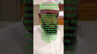 about prophet Muhammad life