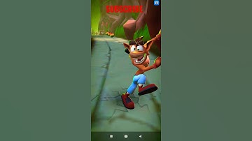 Running in new stage with new Crash Skin in Crash Bandicoot: On the Run #Short