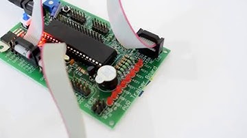 LED Blinking with AVR ATmega16 Microcontroller by ABLab Solutions