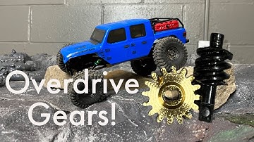 Overdrive gears, are they worth it? Scx24 gladiator V2 Build