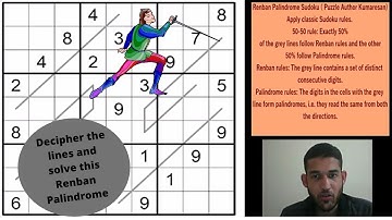 How to solve this Renban Palindrome (highest pointer) from Sudoku Mahabharat at Logic Masters India?