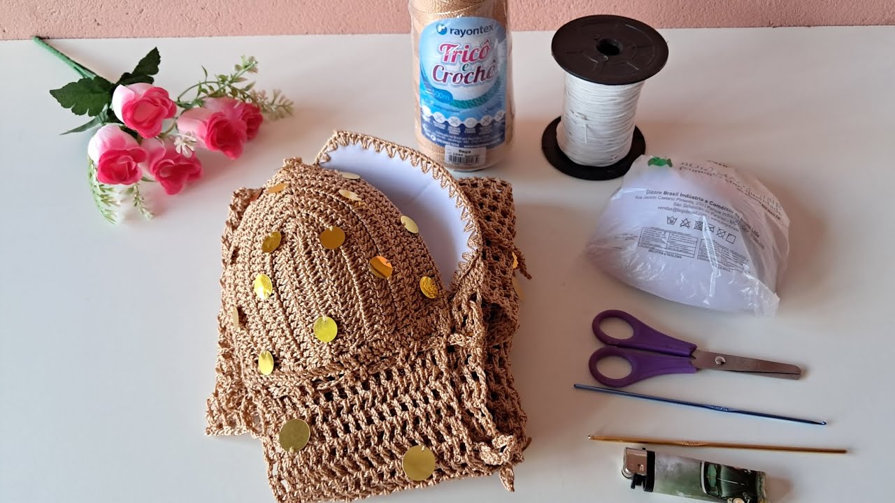 Saída de praia econômico fácil e rápida de fazer! 🤑😍🧶