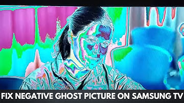 "How to Fix Samsung TV Color Issues | LCD Display Ghosting Problem Solved!"