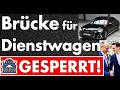 Keine Durchfahrt für Politiker! Theodor-Heuss-Brücke für gepanzerte Limousinen gesperrt!