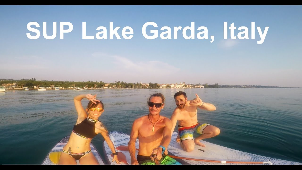 SUP at Lake Garda, Italy
