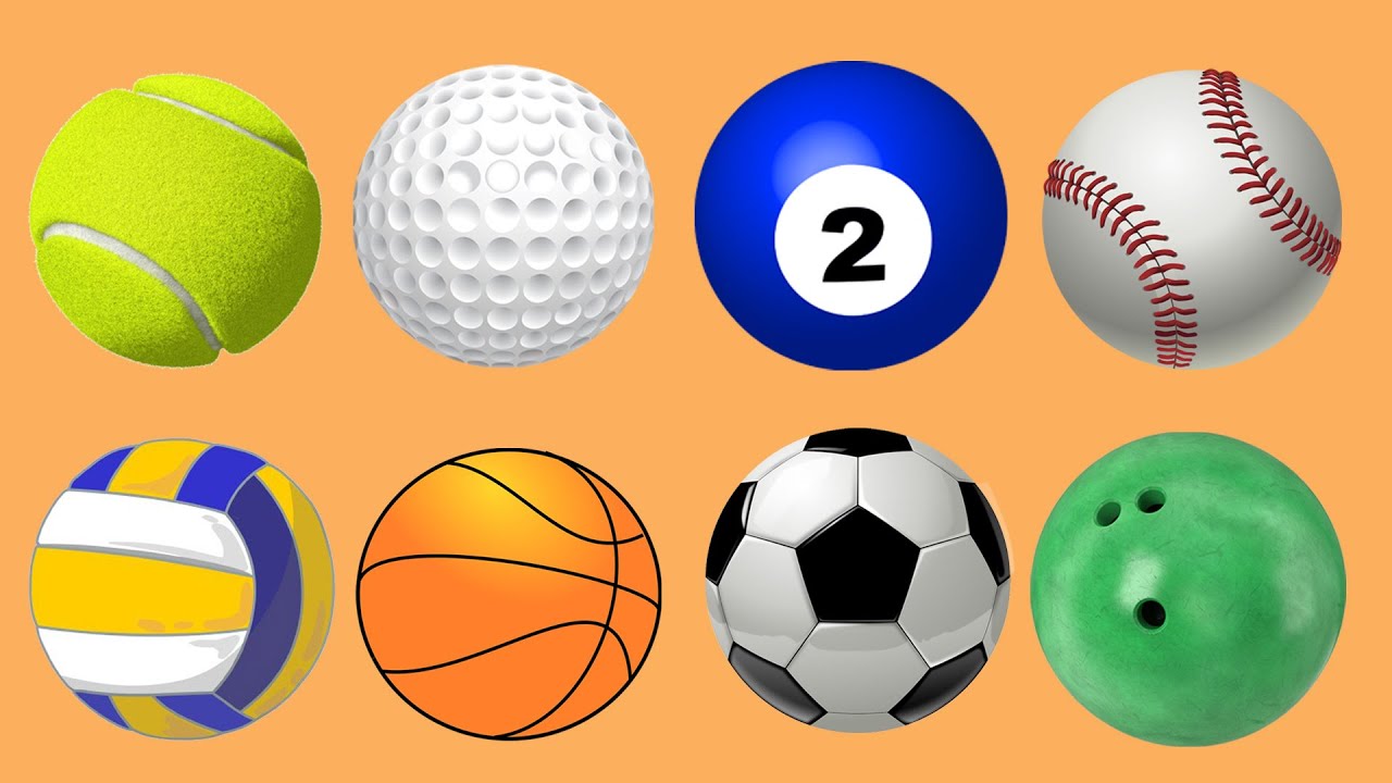 Easy English Balls For All Ages | Learn Sports Balls | English for Kids ...