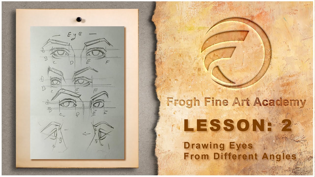 LESSON 2 _Drawing The Human Eye In Different Positions 