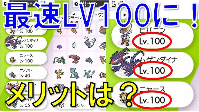 最速でレベル上げる方法とレベル100のメリットとは ポケモンソードシールド剣盾攻略 Youtube